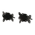 LMT 3" x 3" Self-Closing, Residential Hinge For Vinyl Fence Gates (Pair) Black - 4100-BLACK (GeneralUse)