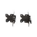 LMT 3" x 3" Self-Closing, Residential Hinge For Vinyl Fence Gates (Pair) Black - 4100-BLACK (GeneralUse)