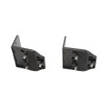 LMT 5" x 2" Self-Closing, Adjustable Stainless Steel Hinge For Vinyl Fence Gates (Pair) Black - 4107-BLACK