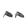 LMT 5" x 2" Self-Closing, Adjustable Stainless Steel Hinge For Vinyl Fence Gates (Pair) Black - 4107-BLACK