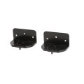 LMT 5" x 2" Self-Closing, Adjustable Stainless Steel Hinge For Vinyl Fence Gates (Pair) Black - 4107-BLACK