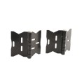 LMT 5" x 2" Self-Closing, Adjustable Stainless Steel Hinge For Vinyl Fence Gates (Pair) Black - 4107-BLACK
