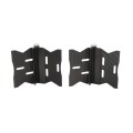 LMT 5" x 2" Self-Closing, Adjustable Stainless Steel Hinge For Vinyl Fence Gates (Pair) Black - 4107-BLACK