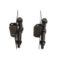 LMT 3 1/2" x 1 3/4" Self-Closing, Adjustable Tension Stainless Steel Hinge For Vinyl Fence Gates (Pair) Black - 4111-BLACK