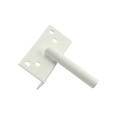 LMT 3 1/2" x 1 3/4" Dual Sided, Lockable Stainless Steel Post Latch For Vinyl Fence Gates (White) - 4112-WHITE