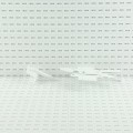 LMT 3 1/2" x 1 3/4" Dual Sided, Lockable Stainless Steel Post Latch For Vinyl Fence Gates (White) - 4112-WHITE