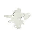 LMT 3 1/2" x 1 3/4" Dual Sided, Lockable Stainless Steel Post Latch For Vinyl Fence Gates (White) - 4112-WHITE