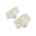 Nylon Spring Loaded Gate Hinges (White)