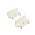 Nylon Spring Loaded Gate Hinges (White)