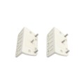 Nylon Spring Loaded Gate Hinges (White)
