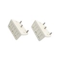Nylon Spring Loaded Gate Hinges (White)