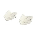 Nylon Spring Loaded Gate Hinges (White)