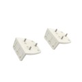 Nylon Spring Loaded Gate Hinges (White)