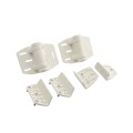 Nylon Spring Loaded Gate Hinges (White)