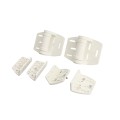 Nylon Spring Loaded Gate Hinges (White)