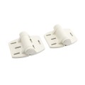 Nylon Spring Loaded Gate Hinges (White)