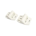 Nylon Spring Loaded Gate Hinges (White)