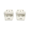 Nylon Spring Loaded Gate Hinges (White)