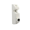 Nylon Locking Gate Latch & Exterior Entry (White)