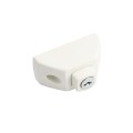 Nylon Locking Gate Latch & Exterior Entry (White)