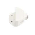 Nylon Locking Gate Latch & Exterior Entry (White)