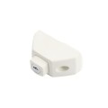 Nylon Locking Gate Latch & Exterior Entry (White)