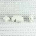 Nylon Locking Gate Latch & Exterior Entry (White)