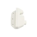 Nylon Locking Gate Latch & Exterior Entry (White)