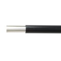 LMT Americans with Disabilities Act (ADA) Compliant Vinyl Railing Insert with Aluminum Stiffener for Handrails (IRC/IBC) 104" (Black) - 6000-BLACK