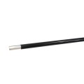 LMT Americans with Disabilities Act (ADA) Compliant Vinyl Railing Insert with Aluminum Stiffener for Handrails (IRC/IBC) 104" (Black) - 6000-BLACK