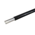 LMT Americans with Disabilities Act (ADA) Compliant Vinyl Railing Insert with Aluminum Stiffener for Handrails (IRC/IBC) 104" (Black) - 6000-BLACK