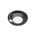 LMT Americans with Disabilities Act (ADA) Compliant Straight Wall Return with Aluminum Bracket and Cover Kit (Black) - 6002-BLACK