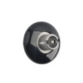 LMT Americans with Disabilities Act (ADA) Compliant Straight Wall Return with Aluminum Bracket and Cover Kit (Black) - 6002-BLACK