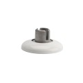 LMT ADA-Compliant Straight Wall Return with Aluminum Bracket and Cover Kit (White)