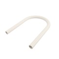 LMT Americans with Disabilities Act (ADA) Compliant Heavy Duty Vinyl 18" x 12" x 18" Handicap 180-Degree Return Loop Handrails (IBC/IRC) (White) - 6005-WHITE