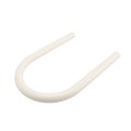 LMT Americans with Disabilities Act (ADA) Compliant Heavy Duty Vinyl 18" x 12" x 18" Handicap 180-Degree Return Loop Handrails (IBC/IRC) (White) - 6005-WHITE