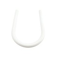 LMT Americans with Disabilities Act (ADA) Compliant Heavy Duty Vinyl 18" x 12" x 18" Handicap 180-Degree Return Loop Handrails (IBC/IRC) (White) - 6005-WHITE