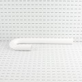 LMT Extruded Plastic ADA-Compliant 16-1/2" x 6" Post Return (White)