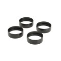 LMT 4 - Pack of ADA-Compliant Molded Rail Joint Rings (Black) - 6009-BLACK