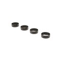 LMT 4 - Pack of ADA-Compliant Molded Rail Joint Rings (Black) - 6009-BLACK