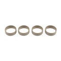 LMT Americans with Disabilities Act (ADA) Compliant Molded Rail Joint Rings (4 Pack) (Khaki) - 6009-KHAKI