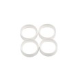 LMT 4 - Pack of ADA-Compliant Molded Rail Joint Rings (White) - 6009-WHITE
