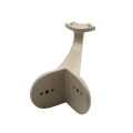 ADA-Compliant Heavy Duty 90 Degree Inside Wall Mount Corner Bracket Kit (Almond - All Aluminum - IBC and IRC) - LMT 6013-ALMOND (ADA)