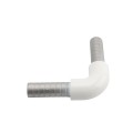 LMT Americans with Disabilities Act (ADA) Compliant Aluminum 90 Degree Corner With Joiners (White) - 6016-WHITE