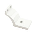 LMT Americans with Disabilities Act (ADA) Compliant Heavy Duty Wall Mount Secondary Handrail Bracket Kit (White) - 6024-WHITE
