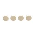 LMT Americans with Disabilities Act (ADA) Compliant End Caps for Handrails (4 Pack) (Almond) - 6028-ALMOND