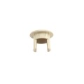 LMT Americans with Disabilities Act (ADA) Compliant End Caps for Handrails (4 Pack) (Almond) - 6028-ALMOND