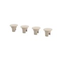Solid Rail End Cap 4 Pack (Khaki)
