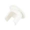 LMT ADA-Compliant Rail End Caps for ADA-Compliant Hand Railing (Pack of 4) (White) - 6028-WHITE