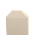 LMT 7/8" x 3" Thin Wall Dog Ear Vinyl Picket Cap for Vinyl Fence Posts (Beige) - P-78DW-KT